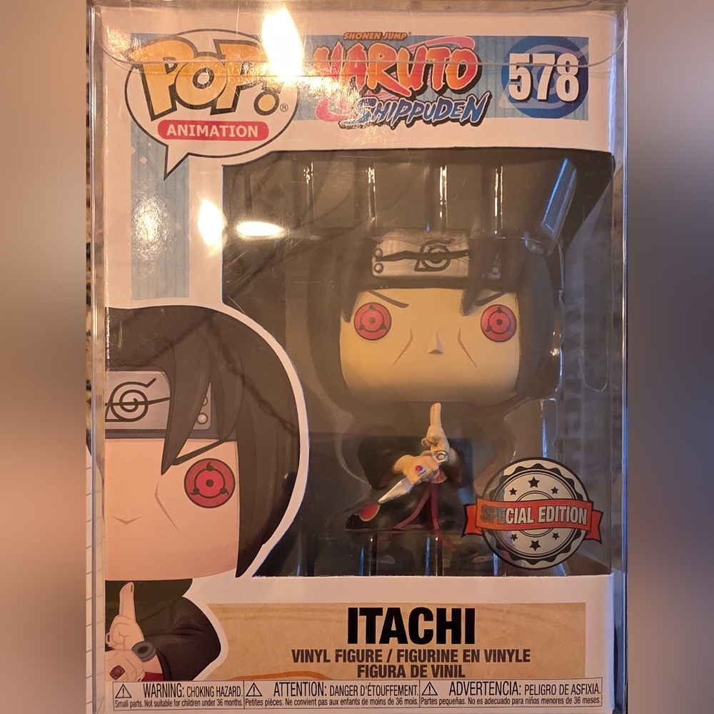 Funko Pop! Animation Naruto Shippuden Itachi Figure - Black and Red